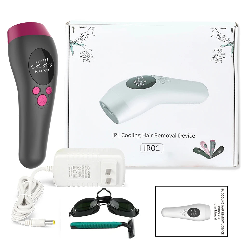 Amuliss Laser Hair Removal With Ice Cooling For Women Permanent Painless Ipl Hair Removal Device For Armpits Legs Arms Bikini