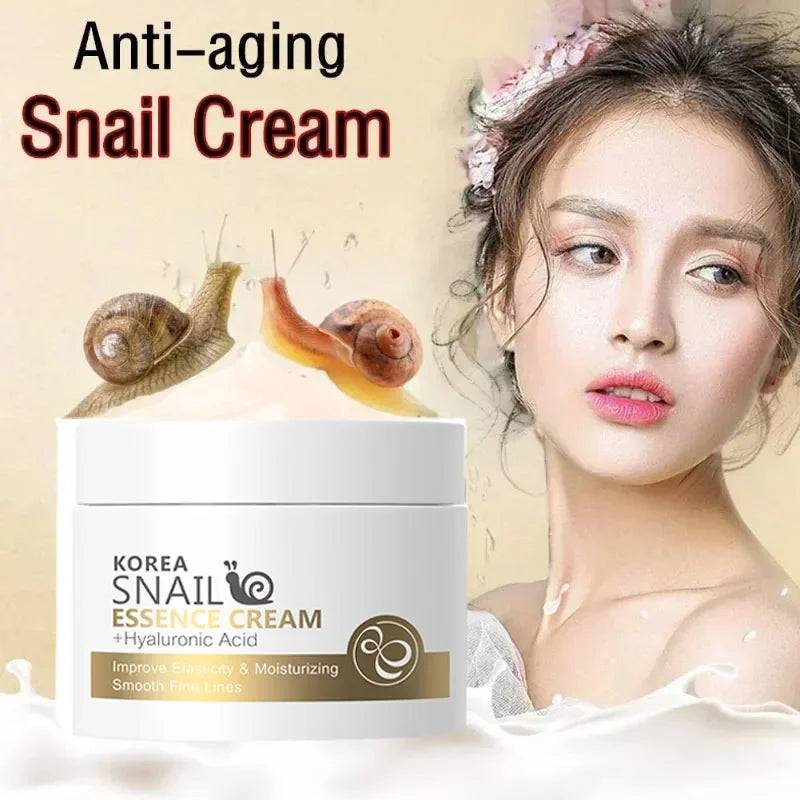 Anti Wrinkle Cream Snail Serum Face Moisturizer Anti Aging Face Lifting Nourishing Repair Snail Cream Korean Original Essence