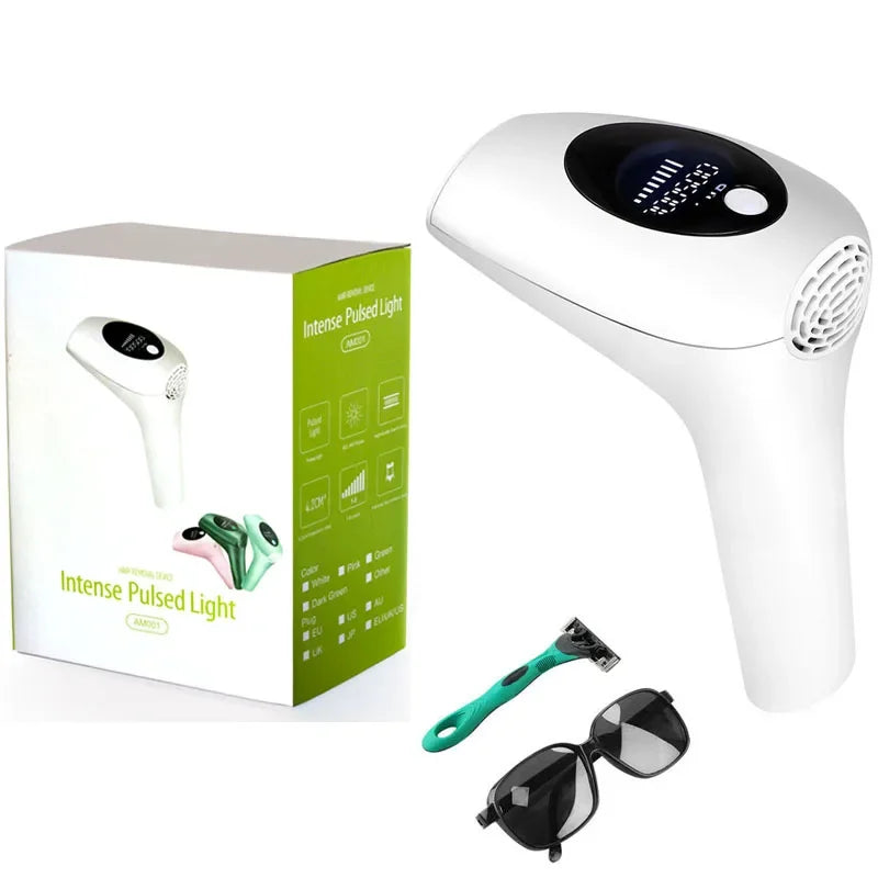 Pro women facial body IPL hair removal laser epilator photo hair remover threading machine legs men depilation device