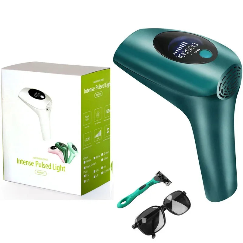 Pro women facial body IPL hair removal laser epilator photo hair remover threading machine legs men depilation device