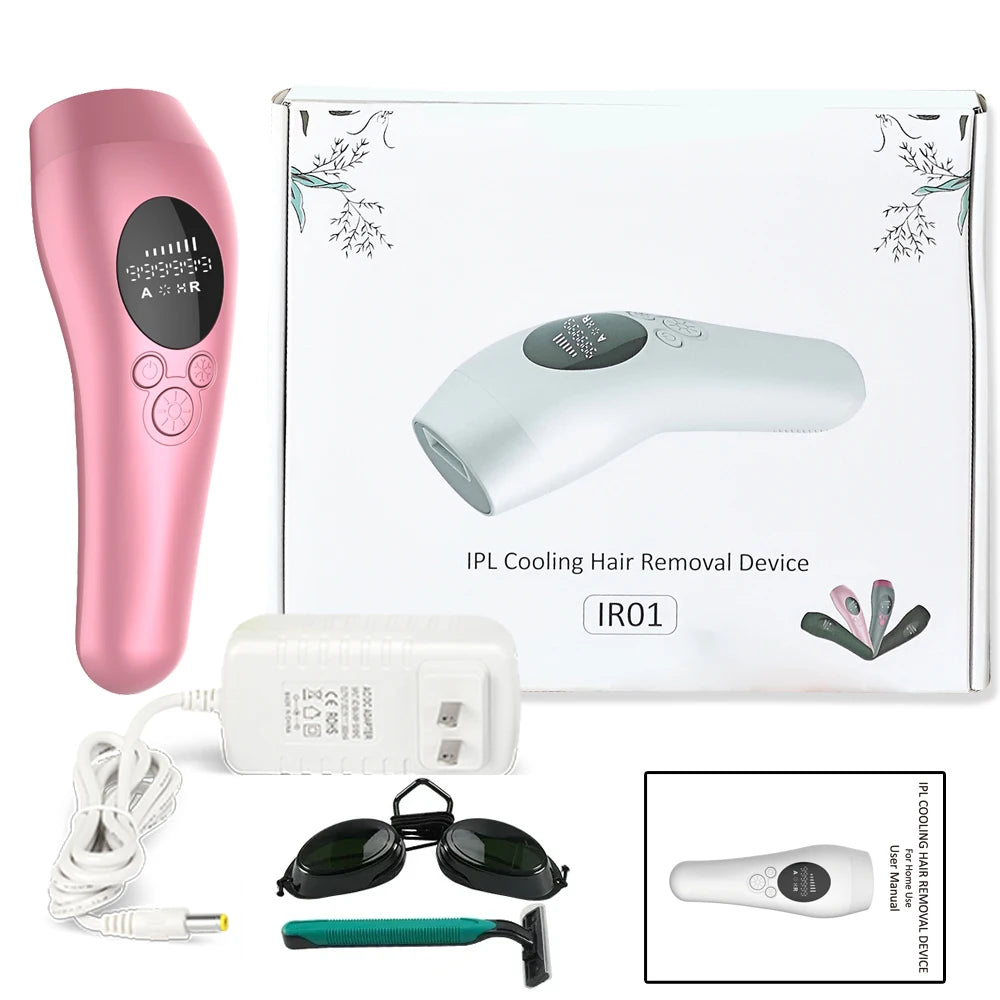 Amuliss Laser Hair Removal With Ice Cooling For Women Permanent Painless Ipl Hair Removal Device For Armpits Legs Arms Bikini