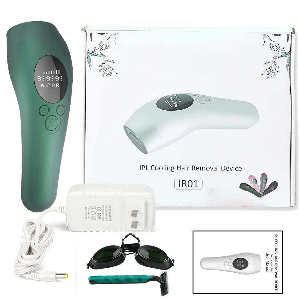 Amuliss Laser Hair Removal With Ice Cooling For Women Permanent Painless Ipl Hair Removal Device For Armpits Legs Arms Bikini