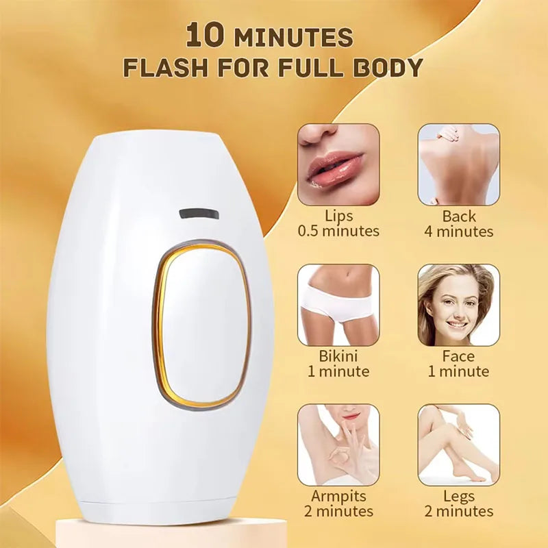 laser hair removal device IPL can be used all over the body for home use for women to shave strong pulse hair removal device.