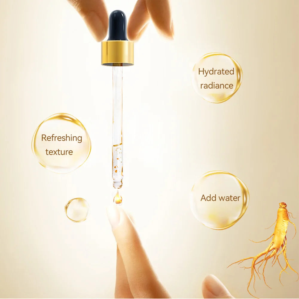 100ml 24k Gold Hyaluronic Acid Nicotinamide Face Serum Anti Aging Facial Lifting Collagen Essence Skin Care Whitening Serum