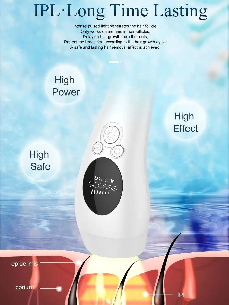 Amuliss Laser Hair Removal With Ice Cooling For Women Permanent Painless Ipl Hair Removal Device For Armpits Legs Arms Bikini