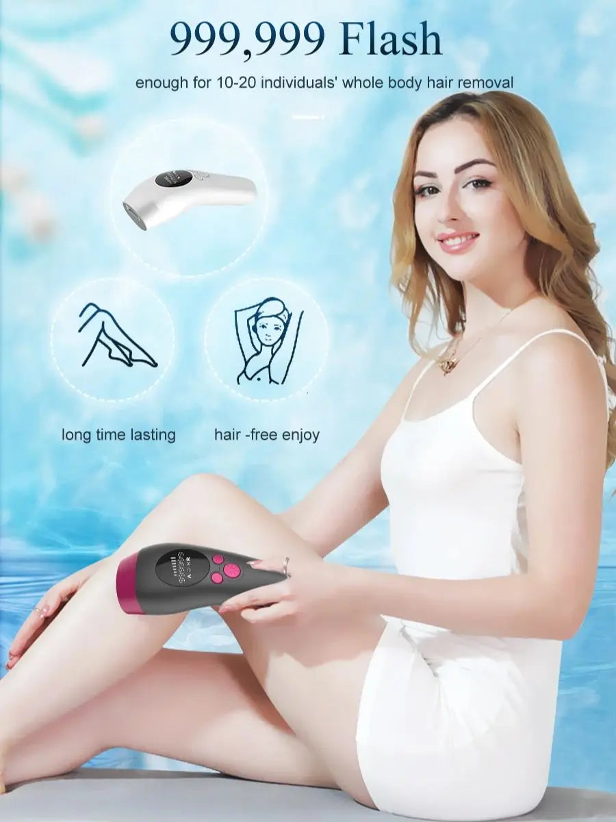 Amuliss Laser Hair Removal With Ice Cooling For Women Permanent Painless Ipl Hair Removal Device For Armpits Legs Arms Bikini