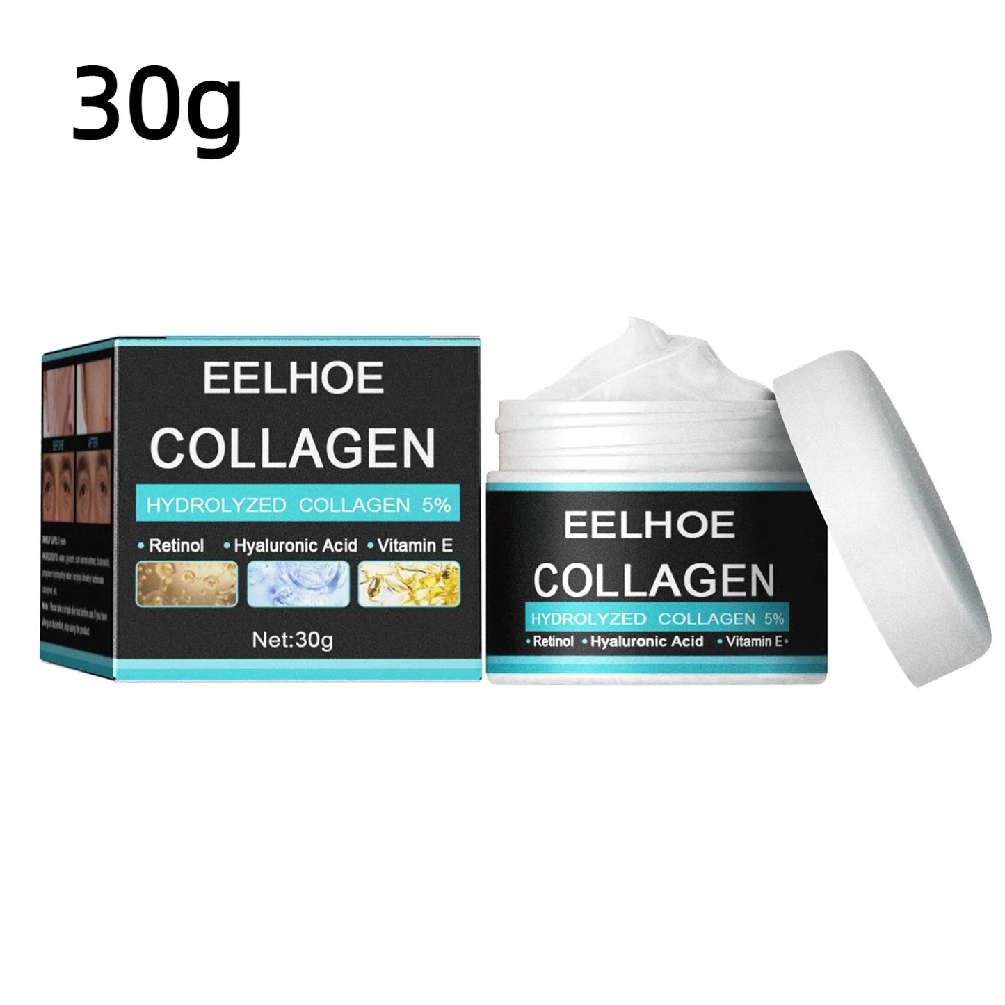 Collagen Anti Wrinkle Cream For Men Hyaluronic Remove Wrinkles Firming Lifting Moisturizing Anti Aging Brightening Face Care New